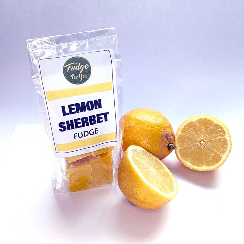Lemon sherbert fudge