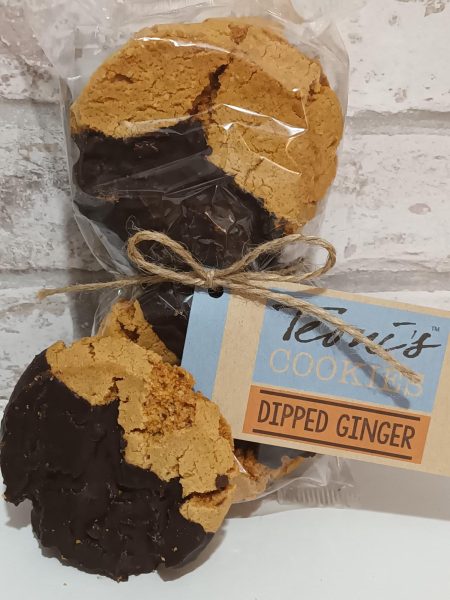 Dipped Ginger Teonis Cookie